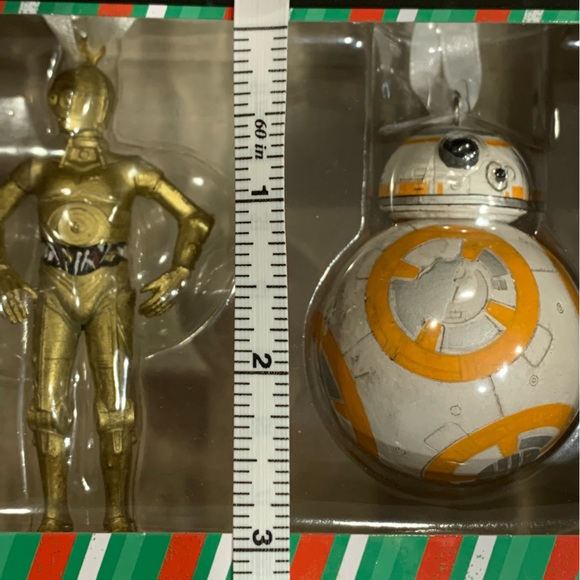 HALLMARK DISNEY STAR WARS DROID ORNAMENTS - SET OF 3! - Picture 11 of 12